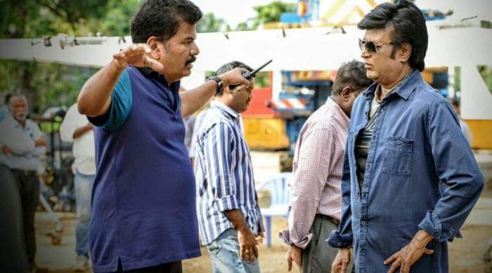 Shankar (Director) with Rajinikanth