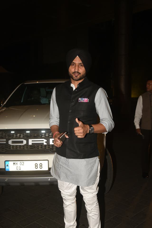 Harbhajan Singh spotted at at St Regis for the wedding party