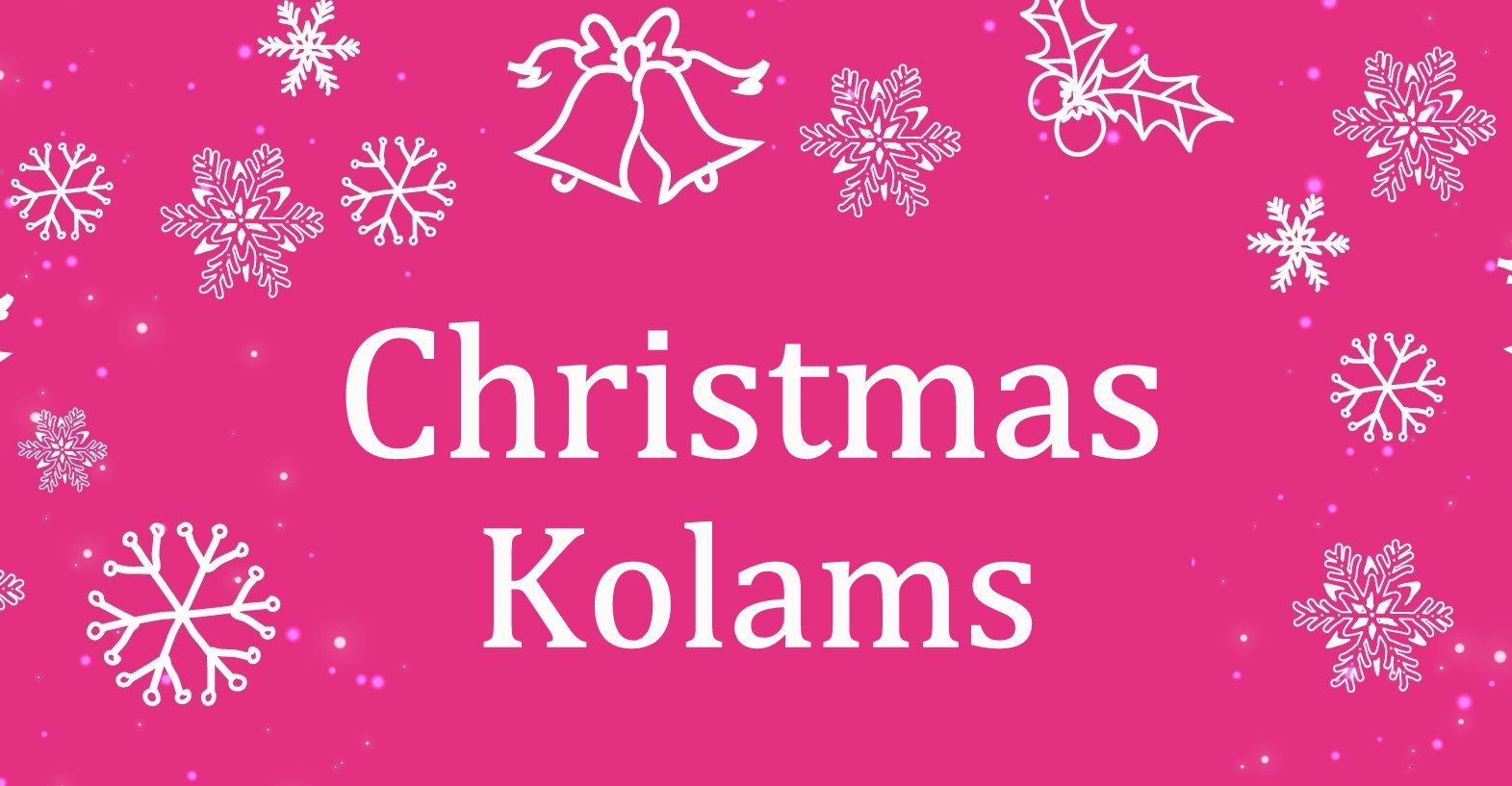 Best Christmas Kolam Designs for Christmas Season 2022 - News Bugz