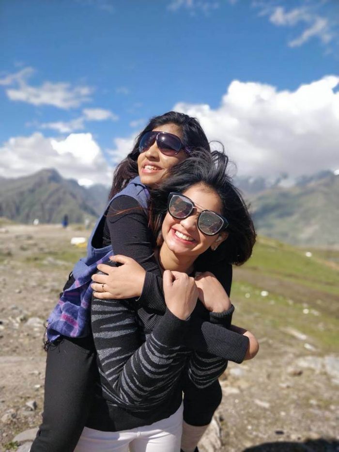 Komali Sisters Heroshini Komali and Devashree Komali