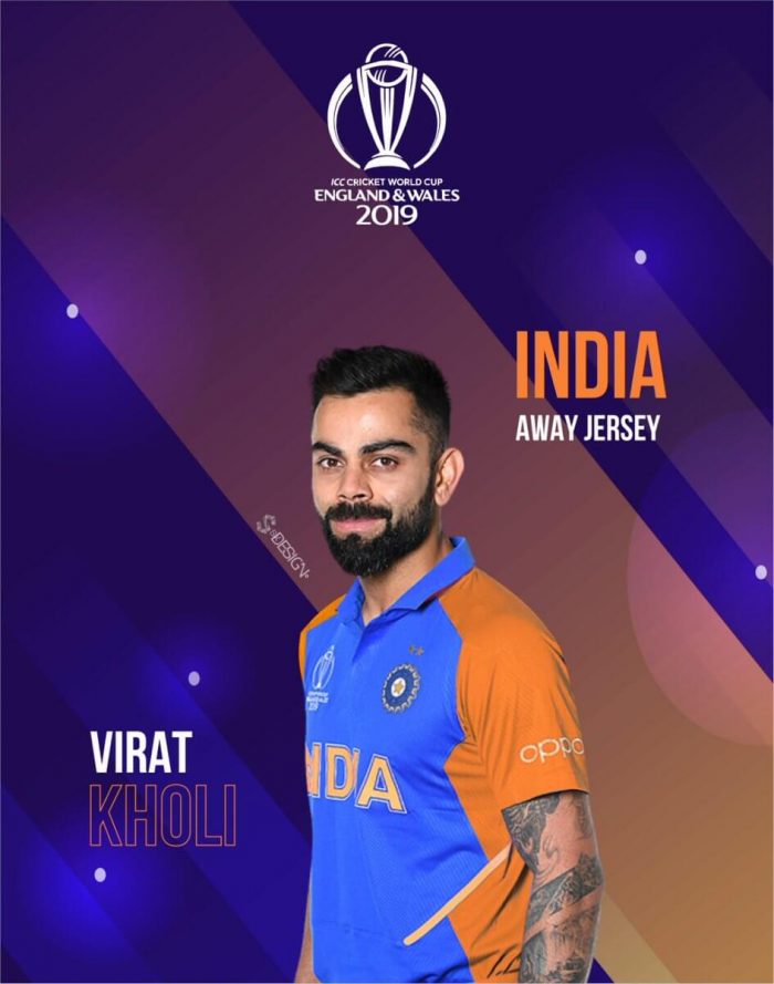 india jersey world cup 2019