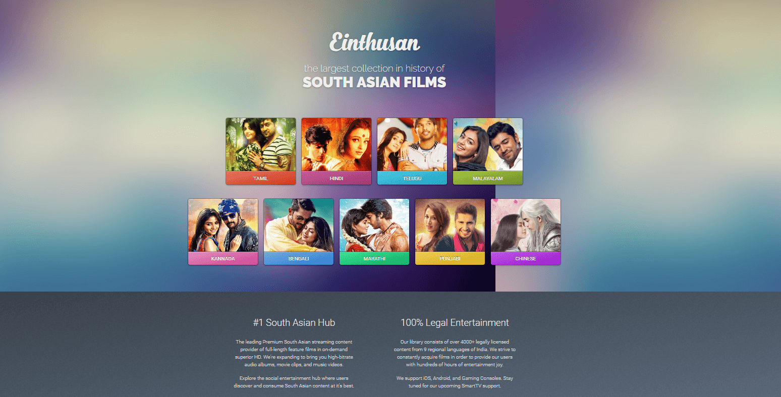 Einthusan Movies Download 2019 Watch Online Tamil Telugu Hindi Malayalam News Bugz As one of the big names in the field of online movies, solarmovies is truly a leading film entertainment website in the world. einthusan movies download 2019 watch