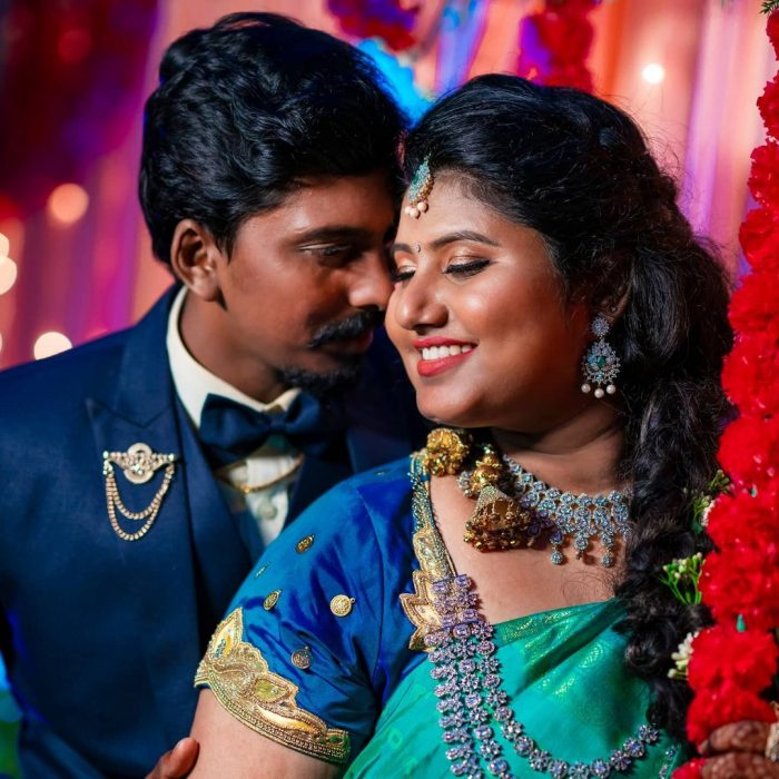 Sarath Raj and wife