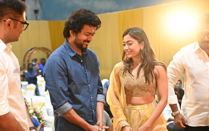Thalapathy Vijay and Rashmika Mandanna
