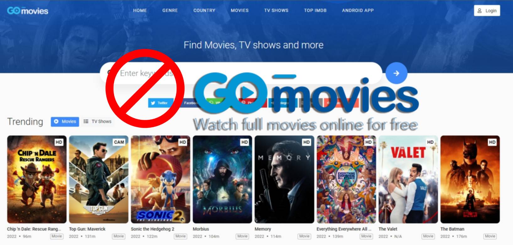 GoMovies: Watch and Download Free Movies, Web Series, TV Shows