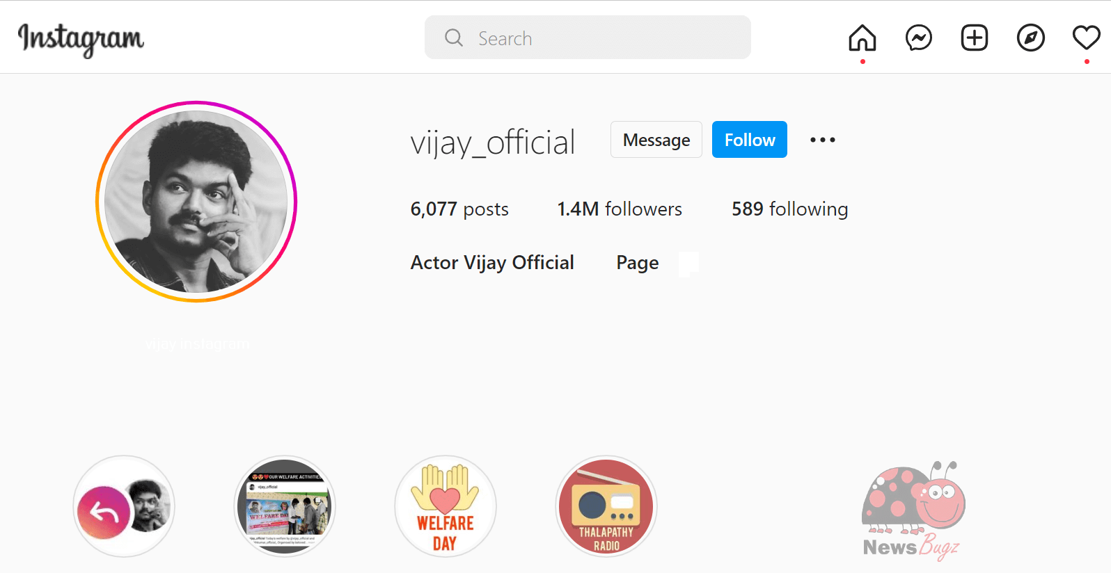 vijay instagram