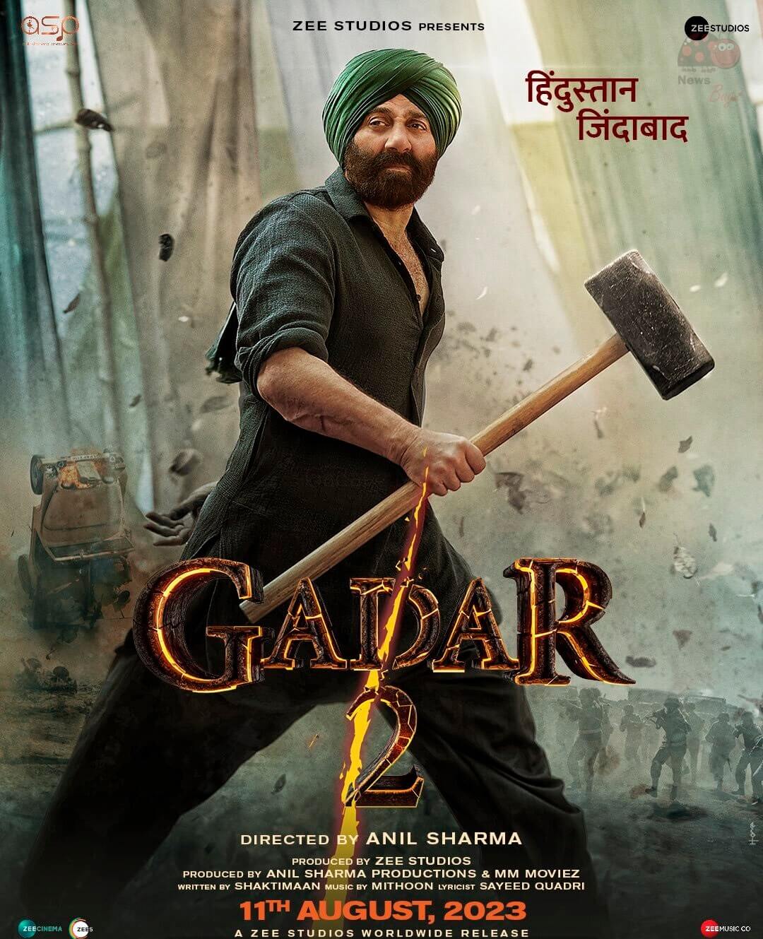 Gadar 2 (2023) Hindi Movie Cast Trailer OTT Songs Release Date